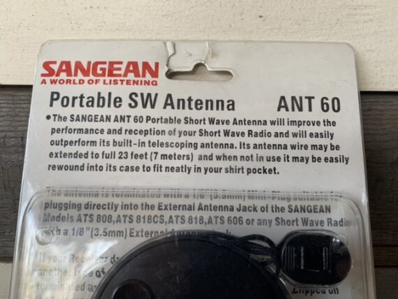 Sangean Portable SW Antenna ANT-60 box 2000 Taiwan - Image 8