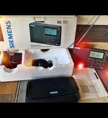 Siemens RK-757 RDS ATS radio digital world receiver box 2000 Germany