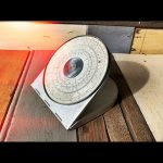 Alro 200R circular Slide rule WII metal case 1945 Holland