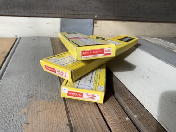 3x Aristo slide rule versions full set 0903 LL 1960-1970 Germany - Image 3