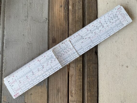 Graphoplex 621 Rietz-S slide rule full set box papers 1960 France - Image 7