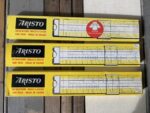 3x Aristo slide rule Scholar 0903 LL 1960-1970 full sets Germany