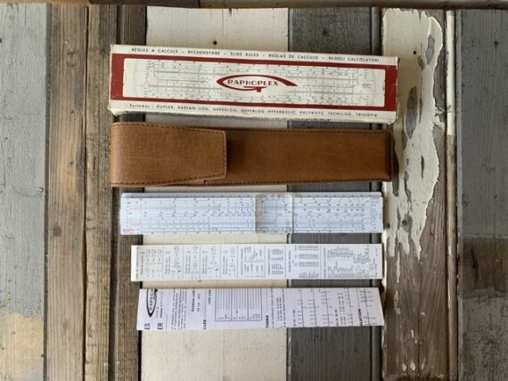 Graphoplex 621 Rietz-S slide rule full set box papers 1960 France - Image 3