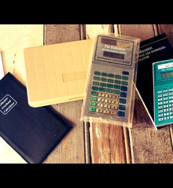 Overhead calculator TI 30X Educator projection scientific 1993 USA