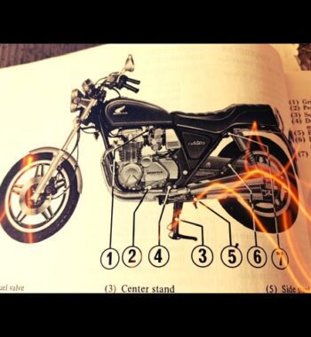 Honda CB650 C owners manual motorcycle 1980 Japan