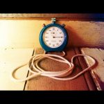 Stopwatch Leonidas Blue Shock Resistant 1970 Switzerland