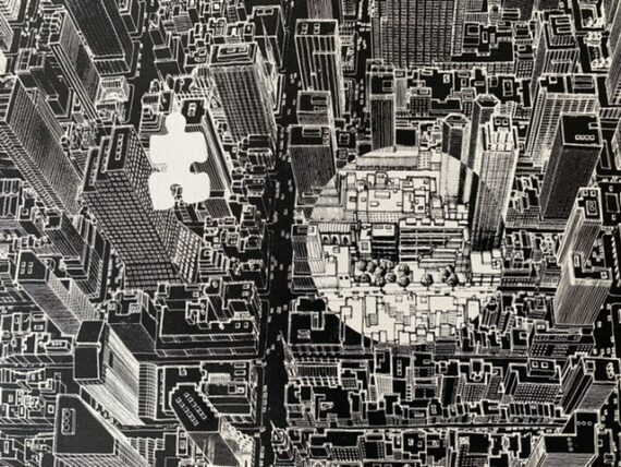 MoMA Isometric puzzle New York 1984 USA - Image 4