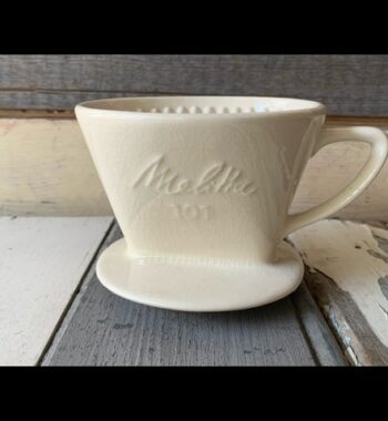 Melitta 101 drip style ceramic coffee filter holder 1980 Germany