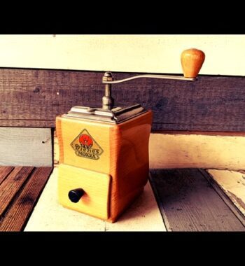 Dienes Mokka 550 curved PeDe coffee grinder made in Germany ca. 1950