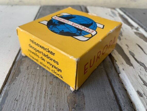 Peter mechanical travel alarm clock in box 1960 Germany - Image 3