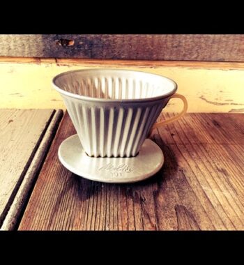 Melitta 101 drip style aluminum bakelite coffee filter holder 1950 Germany