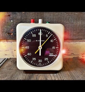 Junghans stop clock mechanical timer 1970 Germany