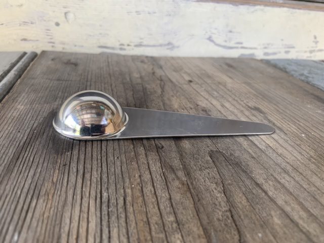 Melitta Coffee measure spoon steel tool 1990 Germany - Vintage Man Stuff