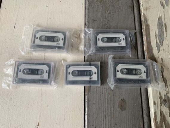 Hewlett Packard 5x sealed mini data cassette to HP82161A 1980 USA Mexico