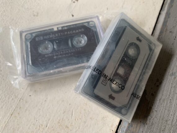 Hewlett Packard 5x sealed mini data cassette to HP82161A 1980 USA Mexico