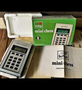 SciSys mini chess computer electric 1980 in box Hong Kong