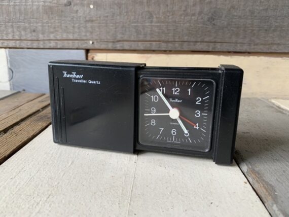 Hanhart Travel Quartz alarm clock 1980 Germany - Image 7