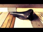 Brooks Conqueror leather saddle bike black 1975 England
