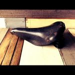 Brooks Conqueror leather saddle bike black 1975 England