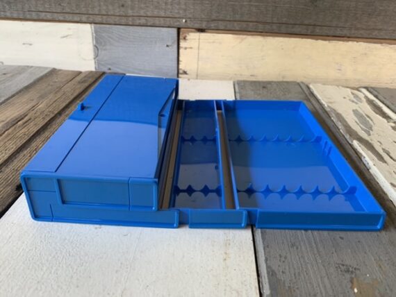 Rolykit JS-210 pencil box blue Dutch design 1990 Netherlands - Image 4