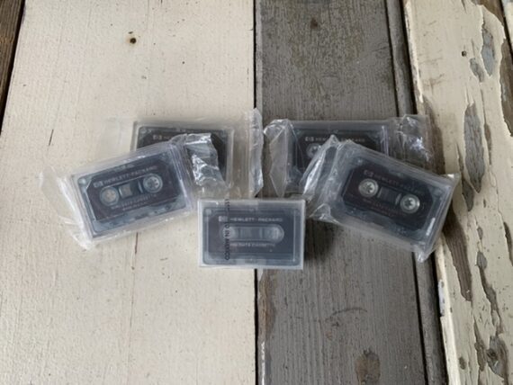 Hewlett Packard 5x sealed mini data cassette to HP82161A 1980 USA Mexico - Image 5