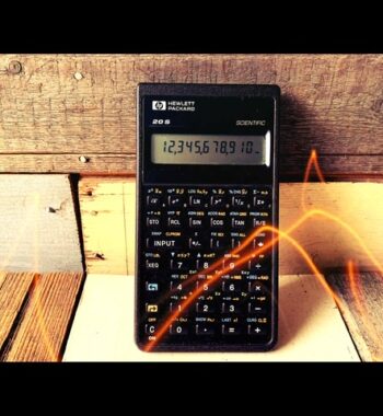Hewlett Packard Calculator HP 20S Scientific desk 1987 USA Indonesia