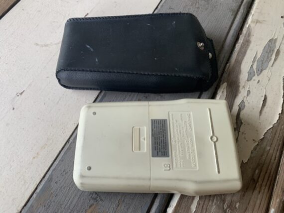 Sharp Elsi Mate EL-8000R green LED calculator 1970 Japan - Image 2