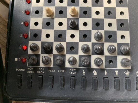 Kasparov pocket chess computer electronic SciSys 1986 in box - Image 4
