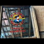 Player's Navy Cut tobacco cigarettes very small bar mirror display 1960