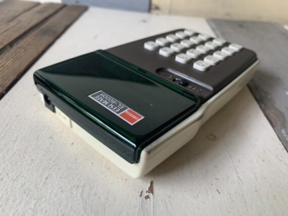 Sharp Elsi Mate EL-8000R green LED calculator 1970 Japan - Image 4