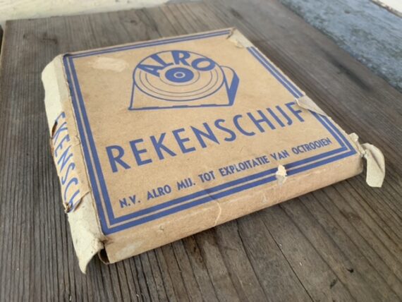 Alro 200R circular Slide rule full set 1950 Holland - Image 6