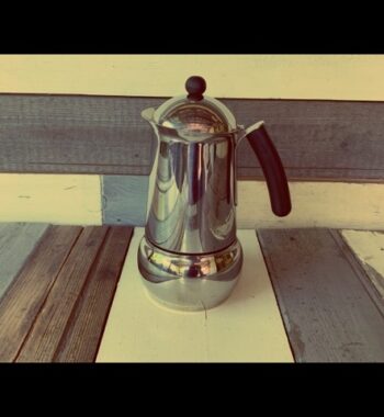 Bialetti Class moka pot stainless steel percolator 6 cup Italy 2000