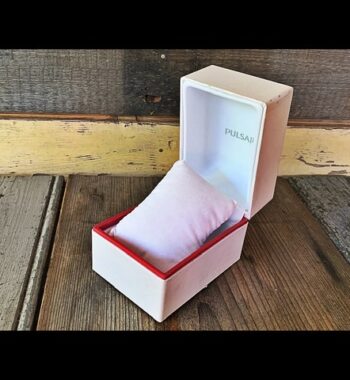 Pulsar mens dress LED watch box 1980 Japan