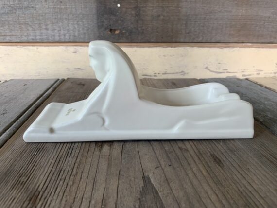 Ceramic Royal Sphinx white stylish cigar ashtray 1990 Holland