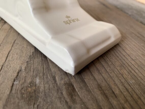 Ceramic Royal Sphinx white stylish cigar ashtray 1990 Holland - Image 7