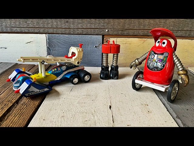 ロビン 2x Robot Grand car PA-69 Robocon Popy space toy 1980 Japan