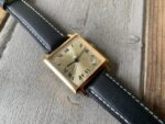 Slava 21 jewels square gold filled dress watch 1960 USSR - Image 4