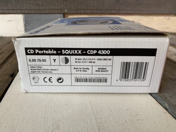 Grundig Squixx CDP 4300 portable CD player 1990 Germany - Image 7