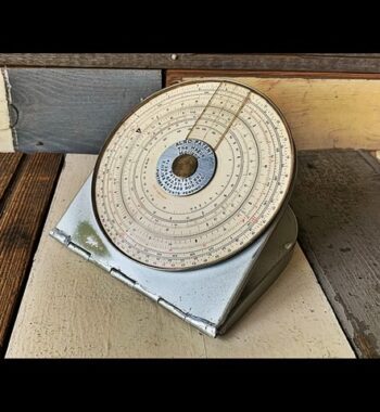Alro 200R circular Slide rule metal case 1950 Holland