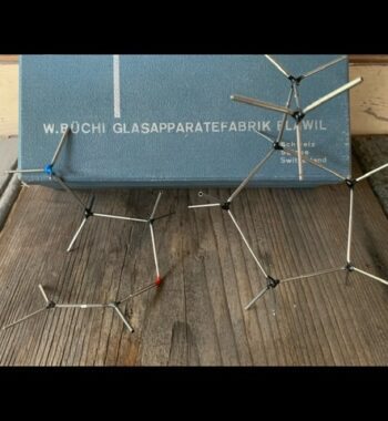 Büchi Dreiding stereomodel molecular model kit box 1960 Switzerland