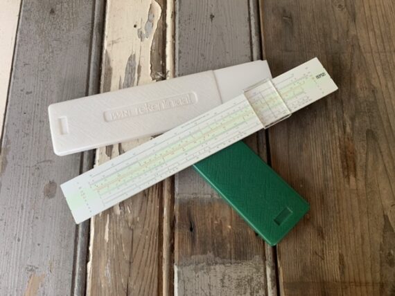 Fuji FJ 112 WN Wolter Noordhoff slide rule case Japan 1970 - Image 3