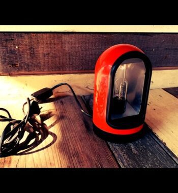 Design light Granat by Fagerhults Belysning red 1975 Sweden