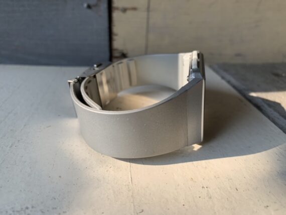 Casio Film watch FS-03 silver mirror mens quartz watch 2000 Japan - Image 7