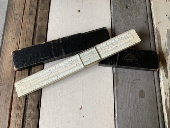 Nestler 37 Electro mahogany slide rule in case 1940 Germany - Image 5