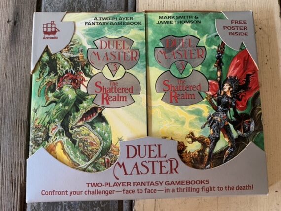 Duel Masters 3 Shattered Realm gamebooks Fantasy 1985 UK