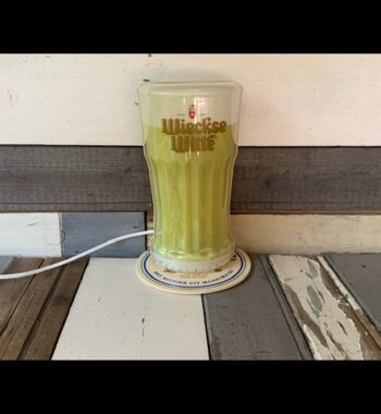 Wieckse Witte Beer lamp advertising bar cave 1980 Netherlands