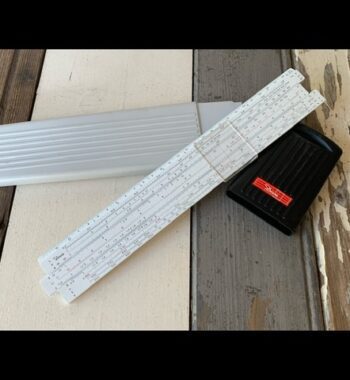 Diwa 551-1 Darmstadt slide rule with container 1960 Denmark