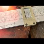 Metal artillery slide rule Nicholl WW1 British army 1916 England