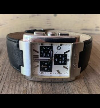 Esprit mens quartz chronograph black white steel 2010
