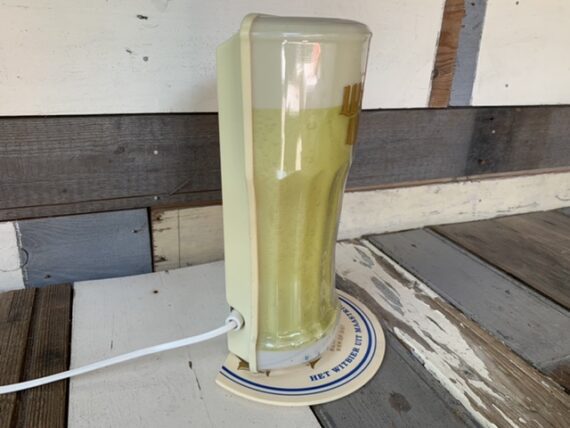 Wieckse Witte Beer lamp advertising bar cave 1980 Netherlands - Image 5